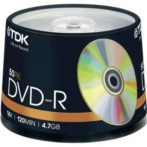 DVD-R TDK 120min./4.7Gb 16x - 50 бр. в шпиндел