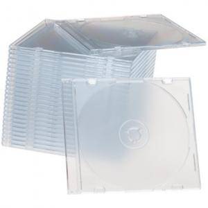 CD-BOX Тънки прозрачни за 1 CD (slim box clear)