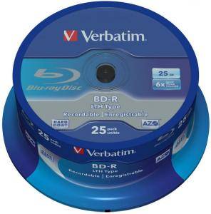 Blu-Ray Verbatim BD-R Single Layer 25Gb 6X - 25 бр. в шпиндел