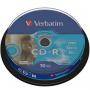 CD-R Verbatim Crystal / Super AZO 80min./700mb 52X Light Scribe - 10 бр. в шпиндел