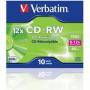 CD-RW Verbatim 80min./700mb. 8x-12x - CDBox
