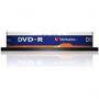 DVD-R Verbatim Matt Silver 120min./4,7Gb 16X  - 10 бр. в шпиндел