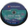 DVD-RW Verbatim 120min./4,7Gb 4X - 10 бр. в шпиндел