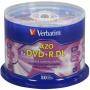 DVD+R Verbatim Dual Layer 240мин./8.5Gb 8X - 50 бр. в шпиндел