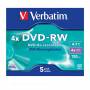 Диск DVD-RW Verbatim, Презаписваем, 4.7 GB, 4x, В кутия, office1_2065240010