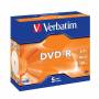 цени - Медия Verbatim DVD-R AZO, 4.7GB, 16X, MATT SILVER SURFACE, 5 PACK, 43519