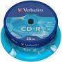 CD-R Verbatim Data Life 80min./700mb. 52X - 25 бр. в шпиндел