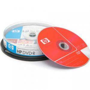DVD+R HP (Hewlett Pacard) 120min./4.7Gb. 16X  - 10 бр. в шпиндел