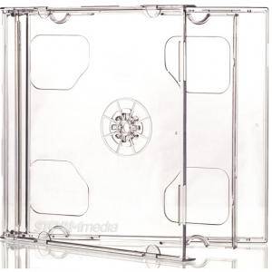CD-BOX Единични с кристален трей (cd box clear)