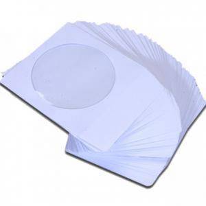 Хартиен плик с прозорец за 1 CD, 100 броя