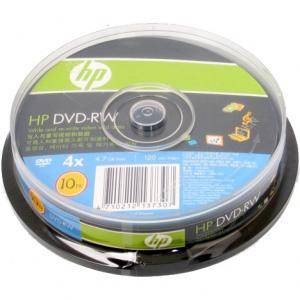 DVD-RW HP (Hewlett Pacard) 120min./4.7Gb. 4X - 10 бр. в шпиндел