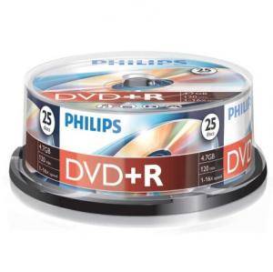 DVD+R Philips 120min./4,7Gb 16X  - 25 бр. в шпиндел