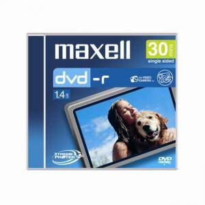 DVD-R Camcorder MAXELL mini 8 см, 30 мин/1.4 GB, за камери, 1 бр., ML-DDVD-R-8SM-CASE-1PK