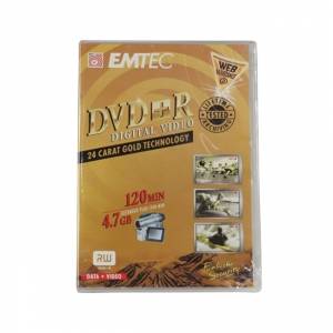 Диск Emtec DVD-R, 4.7 GB, 24 Gold, 2065220022