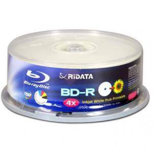 Blu-Ray RiDATA BD-R 25Gb 4X (Printable) - 25бр. в шпиндел