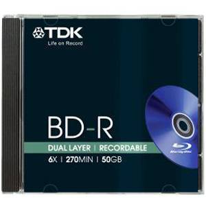 Blu-Ray TDK BD-R Double Layer 50Gb 4X - Box