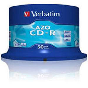 CD-R Verbatim Crystal 80min./700mb 52X - 50 бр. в шпиндел