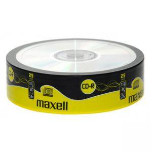 CD-R Maxell 80min./700mb. 52X - 25 бр. в целофан