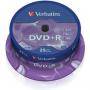 DVD+R Verbatim Matt Silver 120min./4,7Gb 16X  - 25 бр. в шпиндел