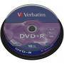 DVD+R Verbatim Matt Silver 120min./4,7Gb 16X  - 10 бр. в шпиндел