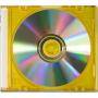 CD-BOX Тънки прозрачни за 1 CD (slim box clear) - Жълта