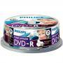 цени - DVD-R Philips 120min./4.7Gb. 16X Printable  - 25 бр. в шпиндел