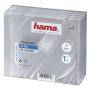 цени - Кутийка за CD/DVD HAMA Jewel Case, прозрачен, 5 бр. в пакет, HAMA-44748