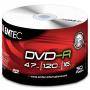 DVD-R дискове EMTEC, 120 min/4.7GB, 16x - 50 броя в целофан