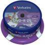 DVD+R Verbatim Dual Layer 240мин./8.5Gb 8X (Printable) - 25 бр. в шпиндел